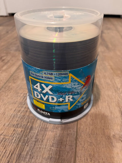 Blank DVD+R 100 pack About 90 left
