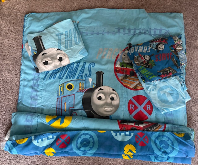 Thomas crib/toddler bed Set, fitted/flat sheet
