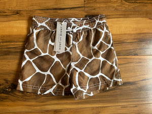 NWT Janie and Jack Giraffe Swim Shorts - size 2T