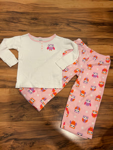 Carter's Owl Pajama Set - size 2T