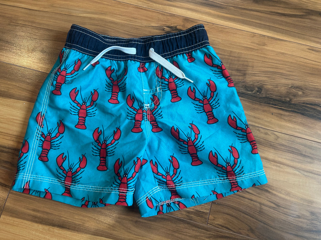 Gymboree Outlet Lobster Swim Shorts - size 2T