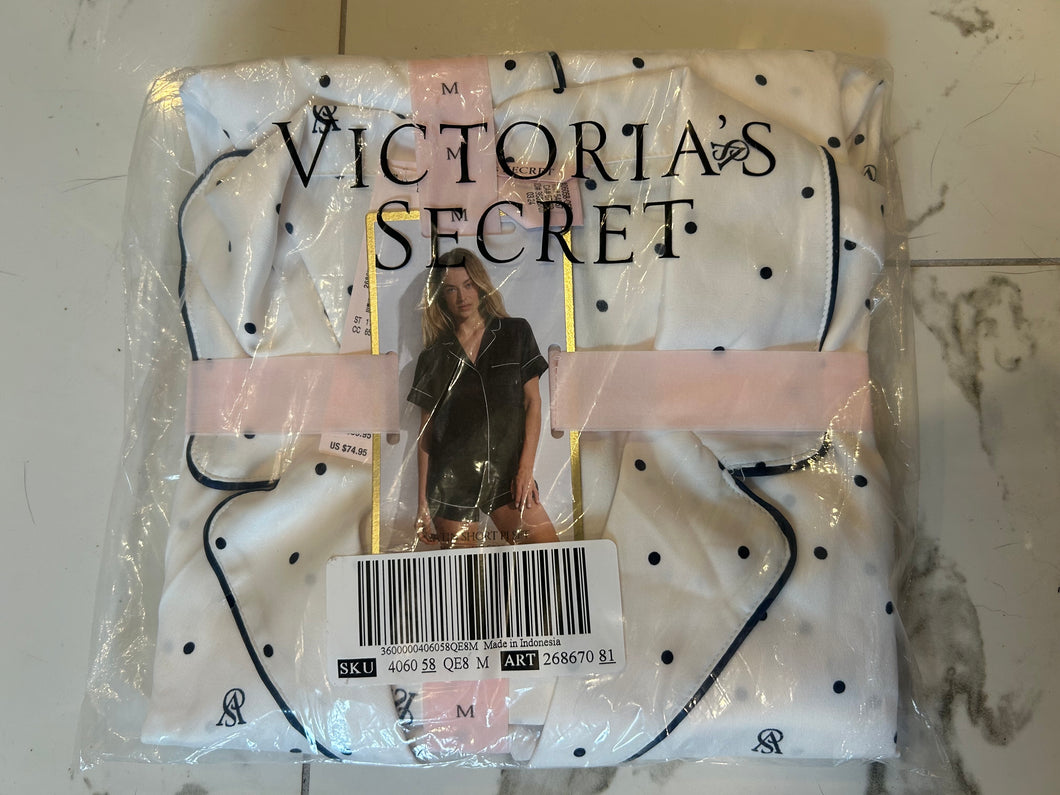 NIP Victoria's Secret Satin Short PJ Set - size Medium