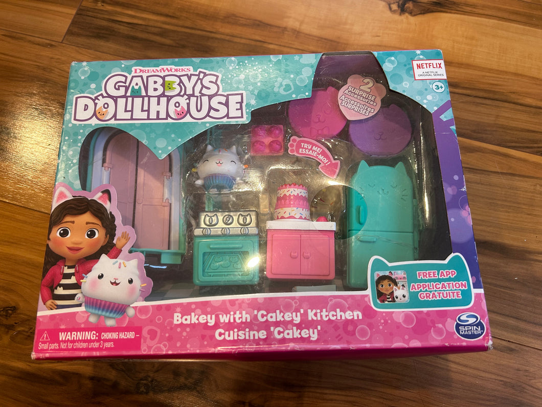 NIB Gabby's Dollhouse Bakey Kitchen