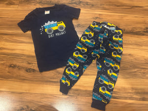 Gymboree Outlet Dirt Magnet Truck Pajama Set - size 18 months