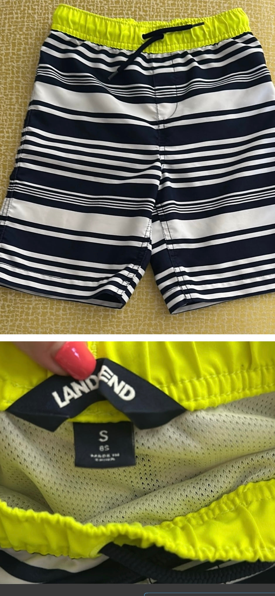 Lands end swim 8 slim Like new - size 8