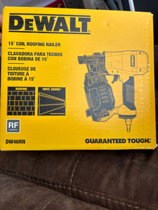 Brand new in box 15* coil roofing nailer