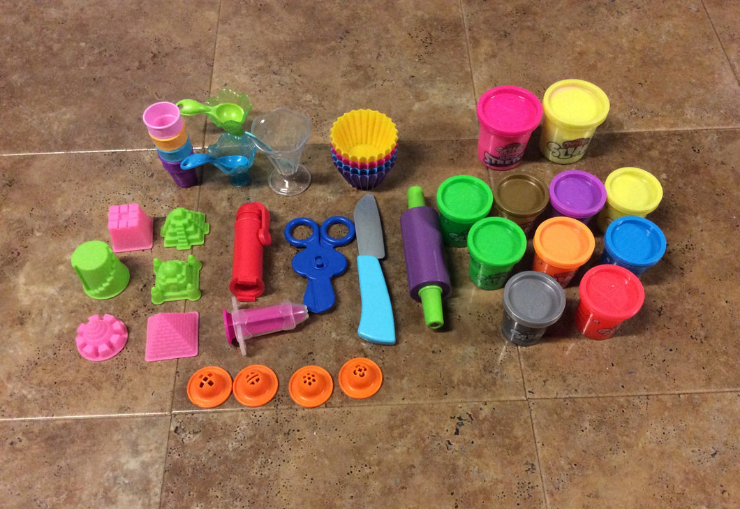Play doh slime and Accessories