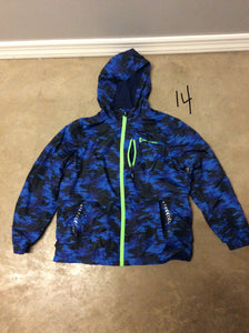 Lt weight blue camo jkt - size 14