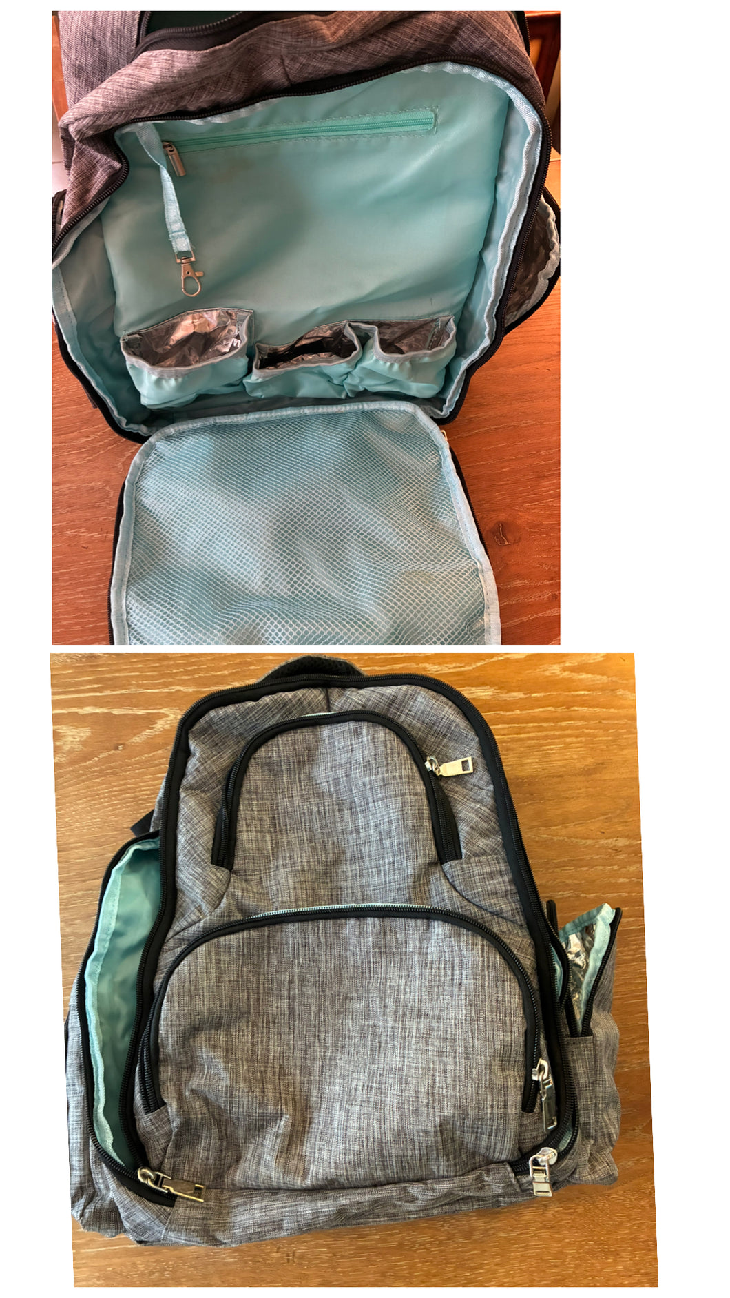 Diaper bag, bookbag