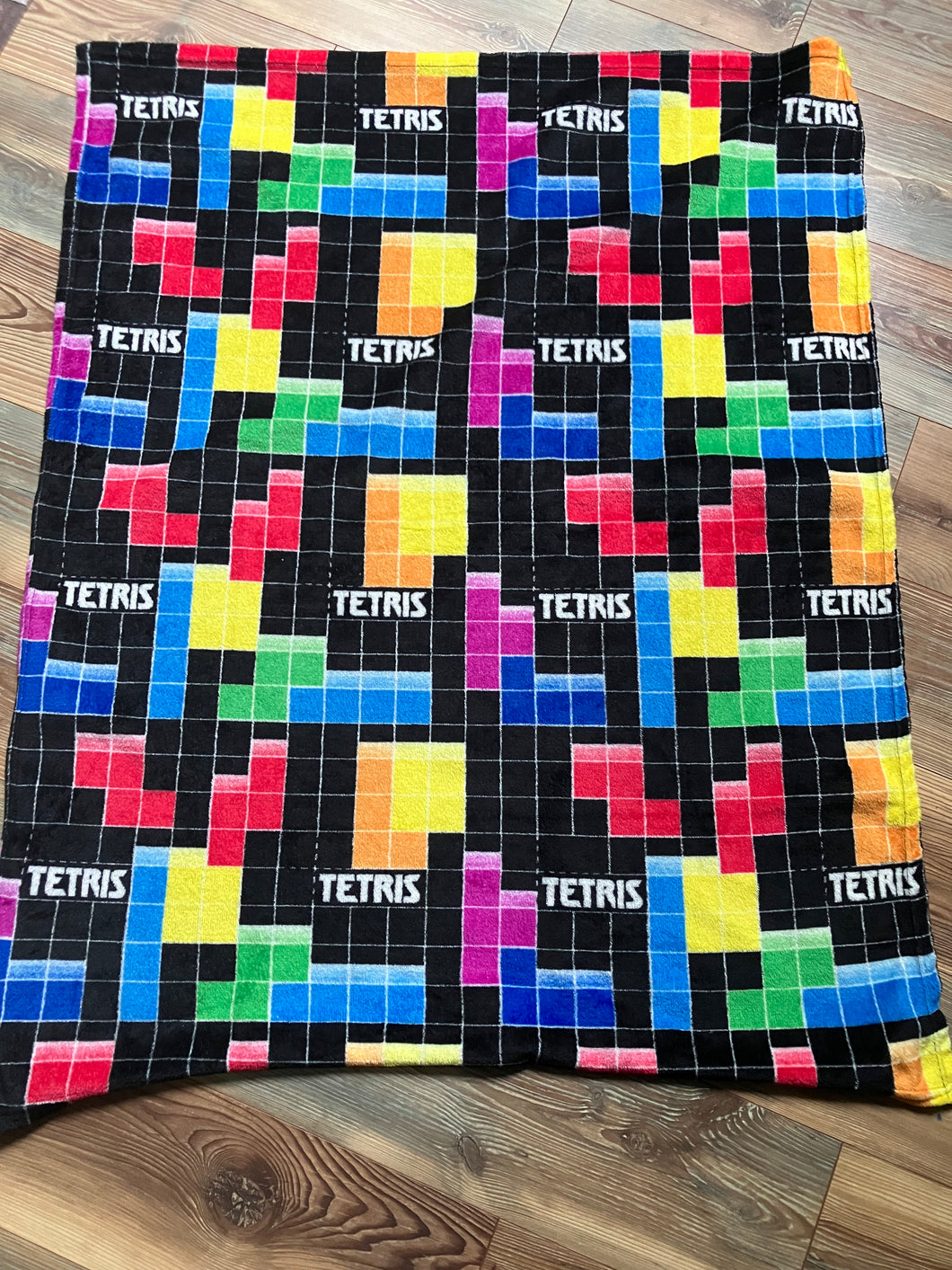 Tetris fleece throw Blanket / approx 40X50 - size Twin
