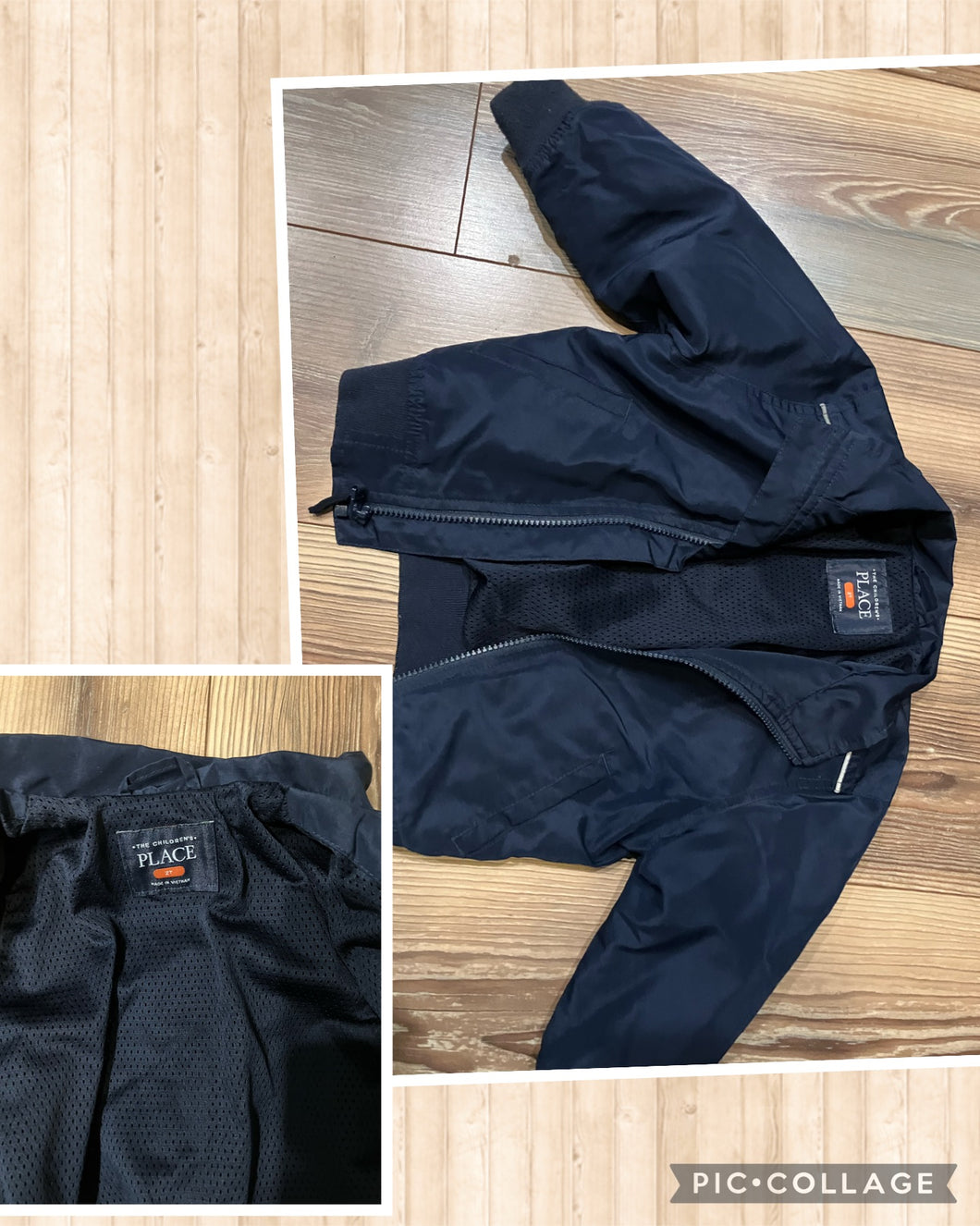 Spring blue jacket - size 2T