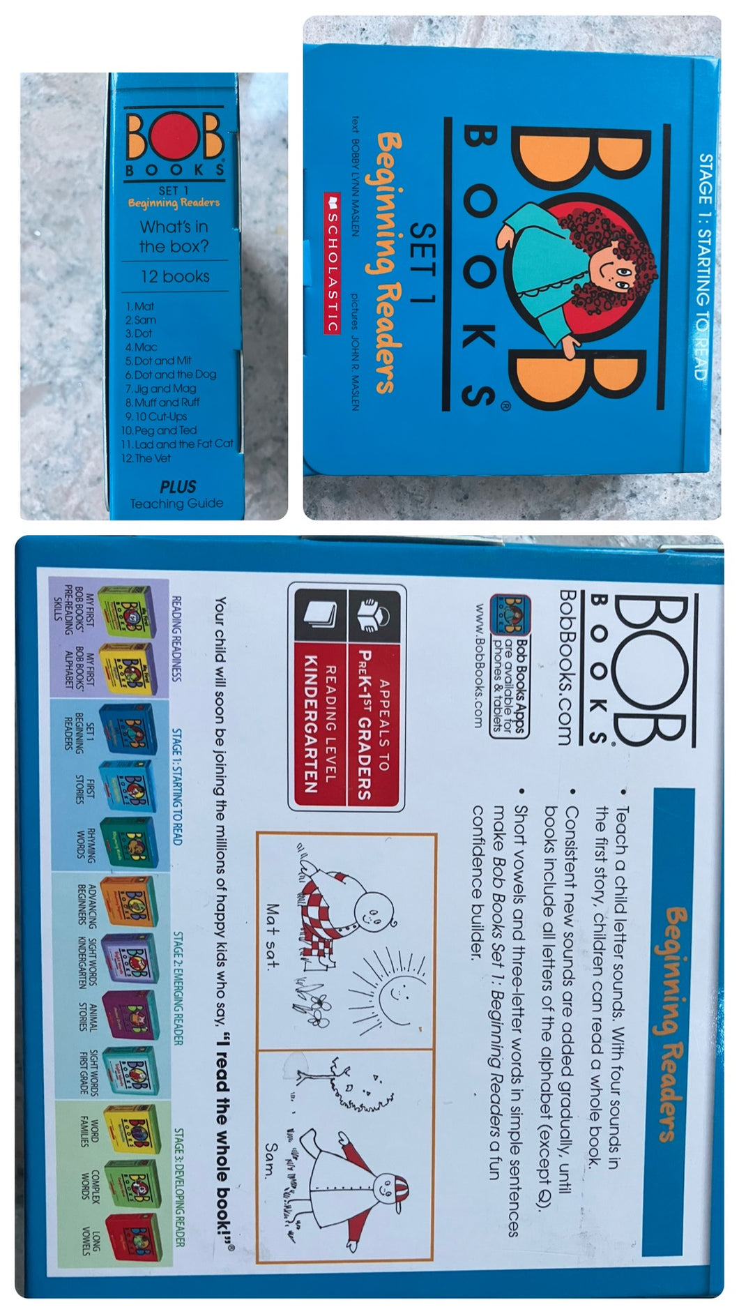 Stage 1, Bob books