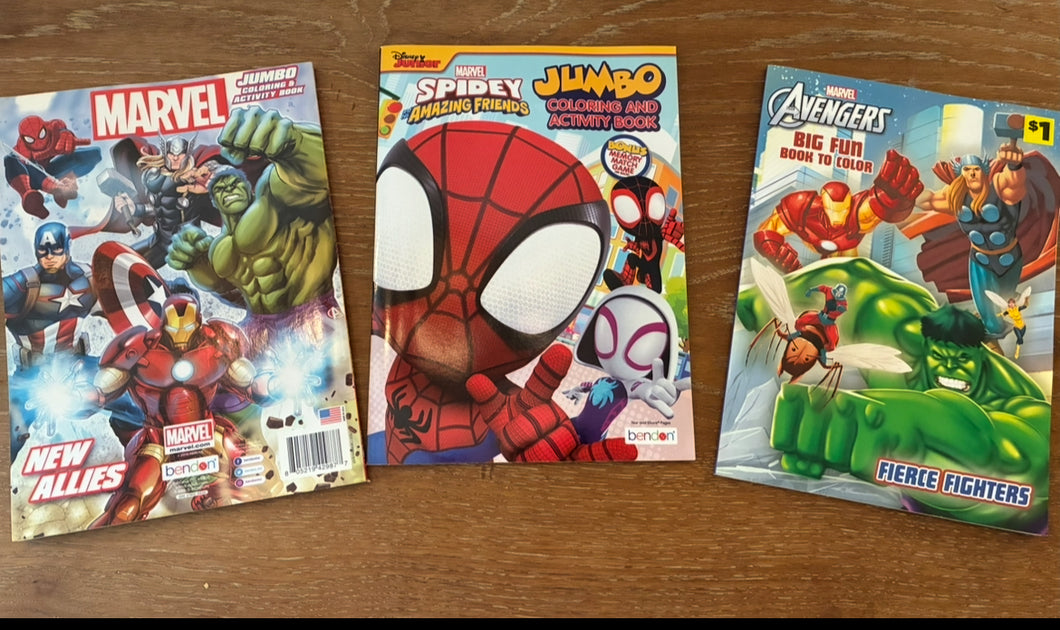 Coloring books - Marvel (3)