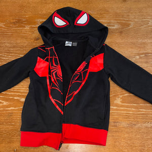 Spiderman zip down - size 6