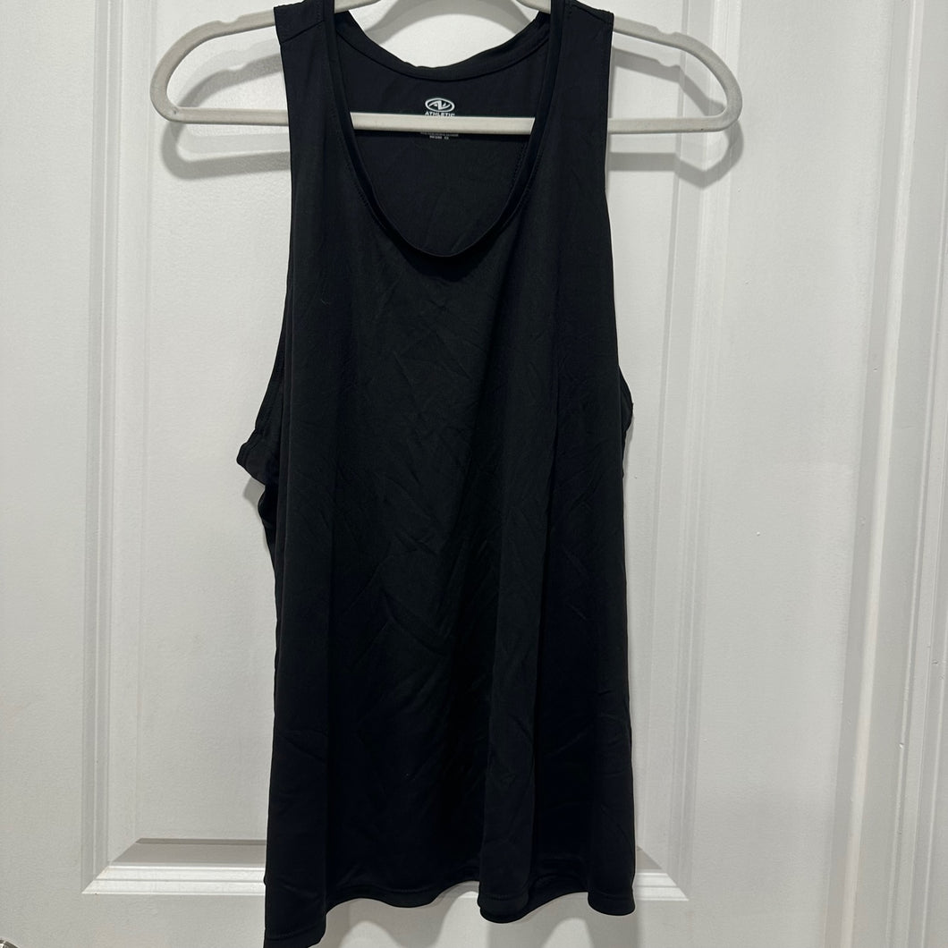 Black Athletic Tank Top - size 2X