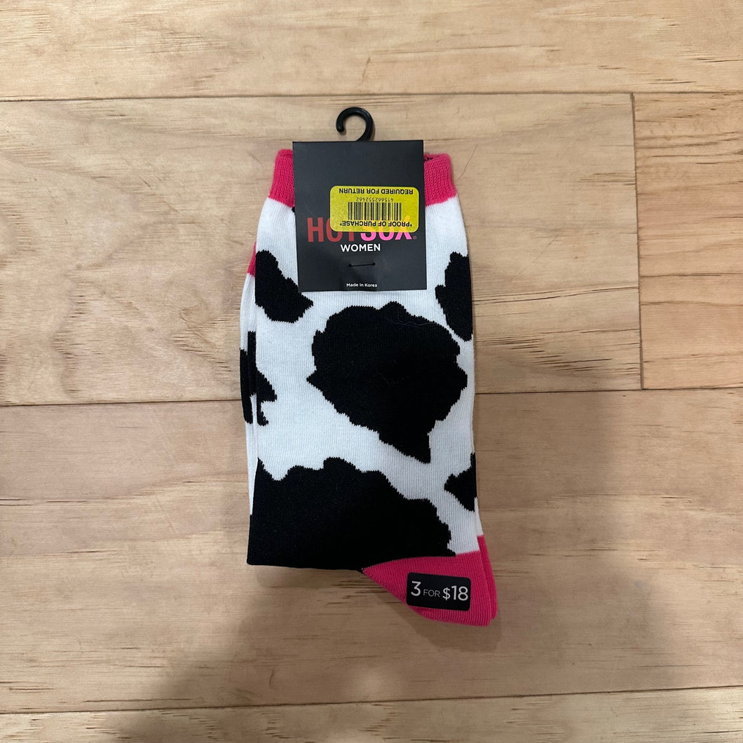 New HotSox Women's Cow Print Socks