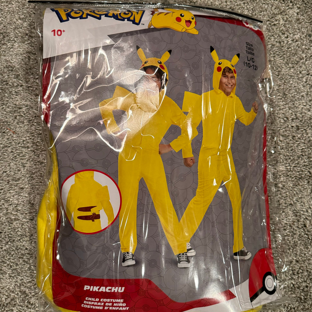 Pokemon Pikachu Costume Size L 10/12 - size Large
