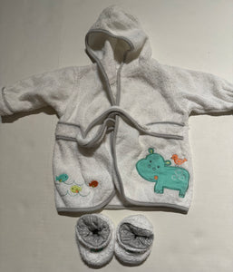 Koala baby Bathrobe With Booties 0-9 Months