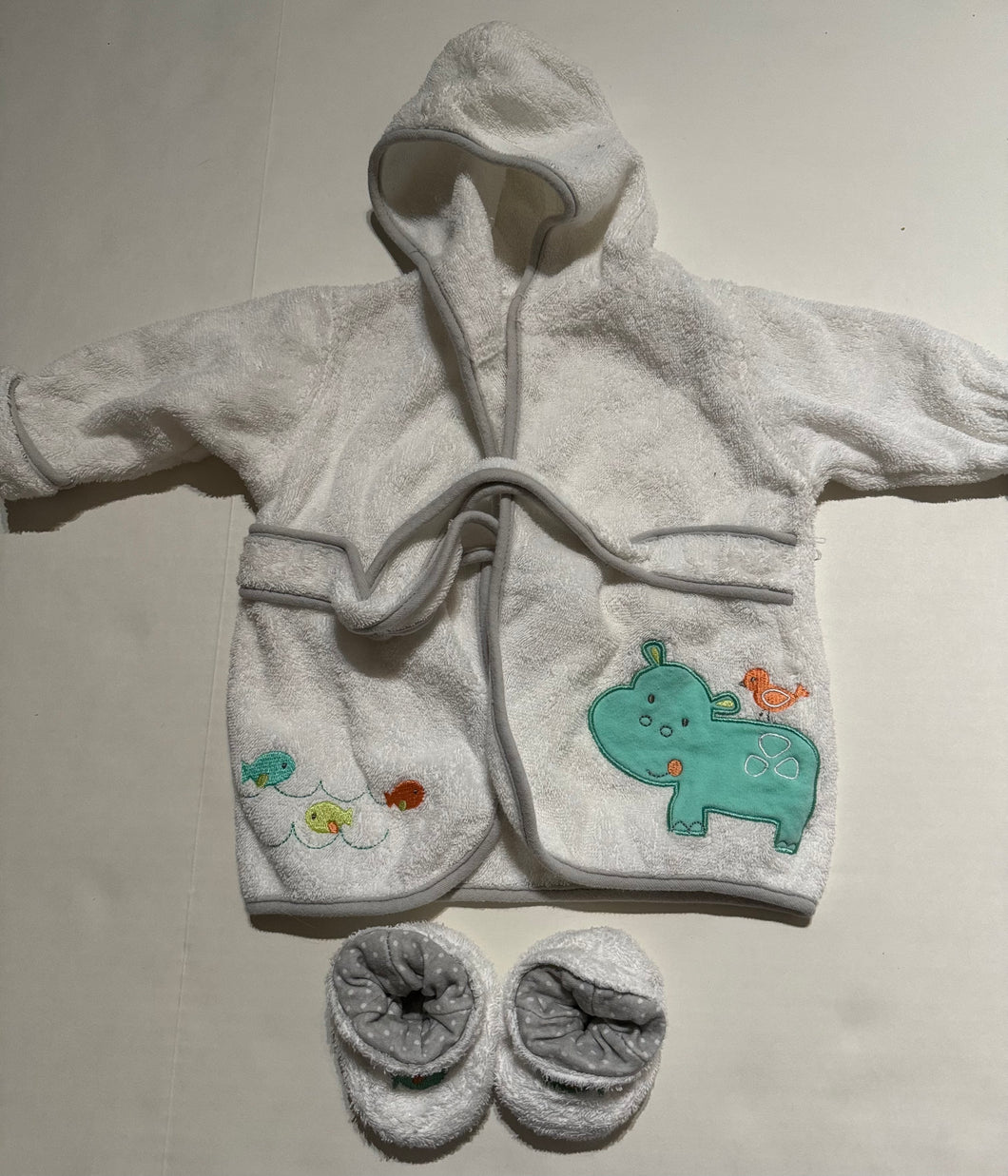 Koala baby Bathrobe With Booties 0-9 Months