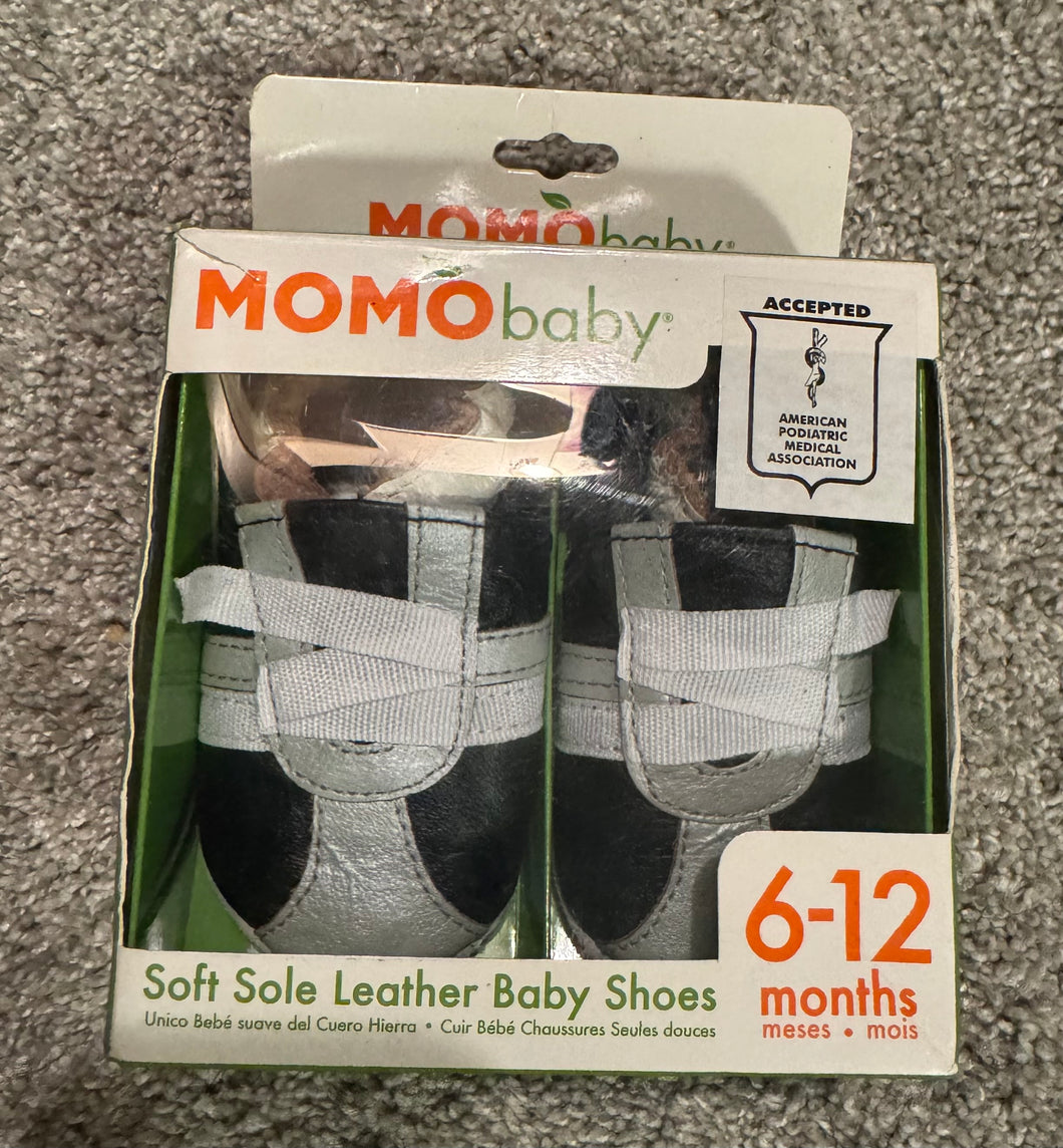 New Momo Baby Shoes 6-12 Months Leather Shoe - size Shoes: Infant 0