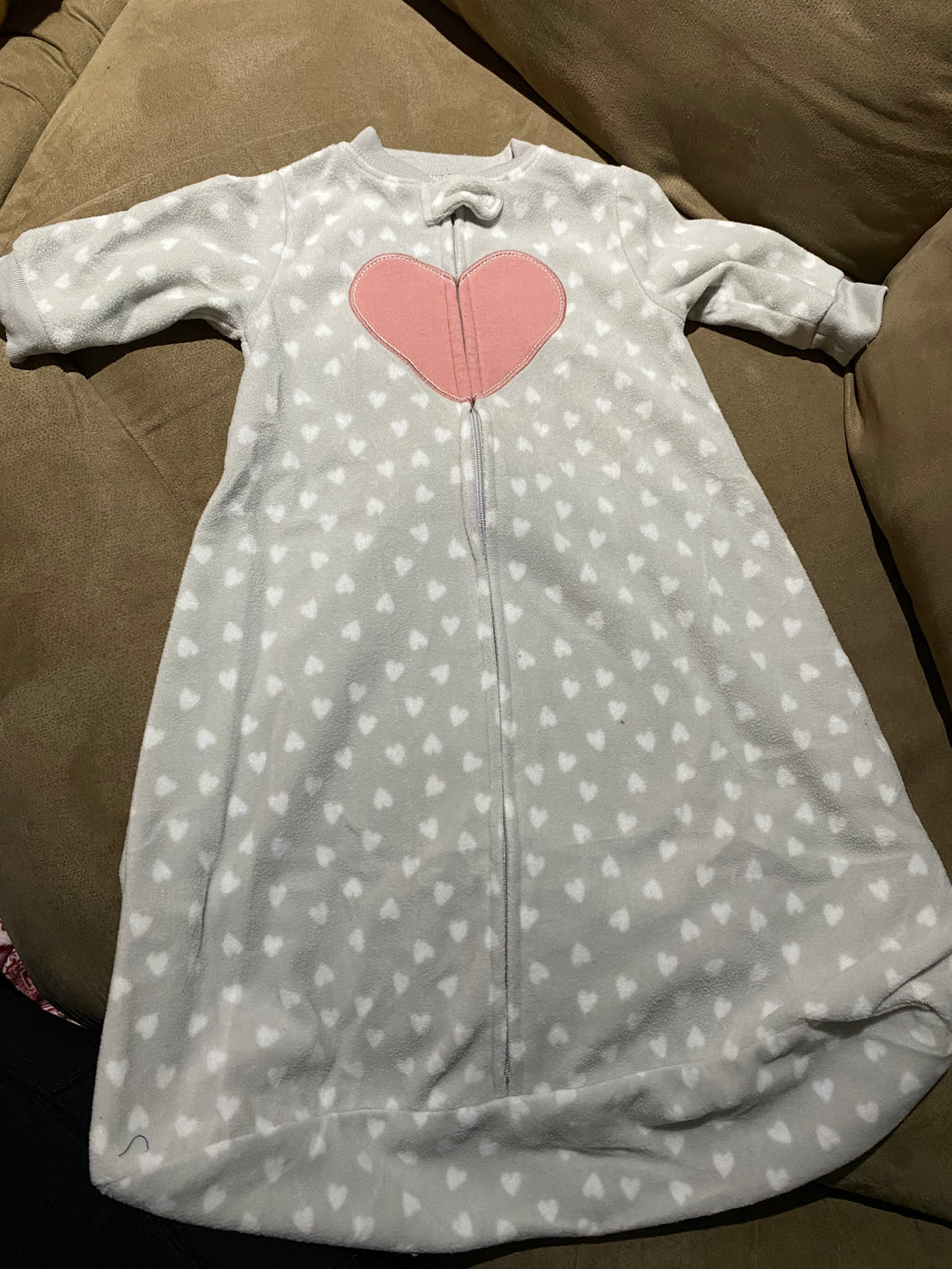 Carters Heart Sleepsack 0-9 M - size Newborn/0