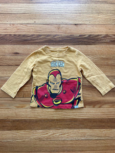 Baby Gap Iron Man Long Sleeve Tee 18-24 Month - size 18 months