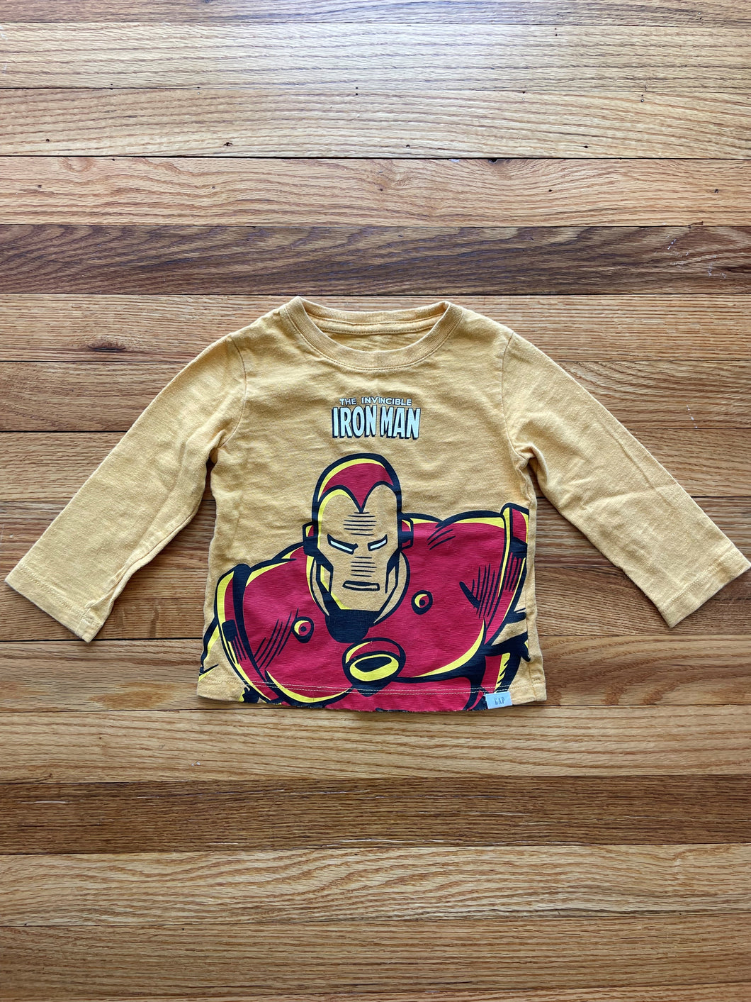 Baby Gap Iron Man Long Sleeve Tee 18-24 Month - size 18 months