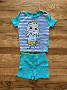 Cocomelon Short Sleeve Pajamas - size 4/4T