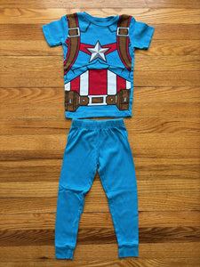 Captain America Pajamas - size 4/4T
