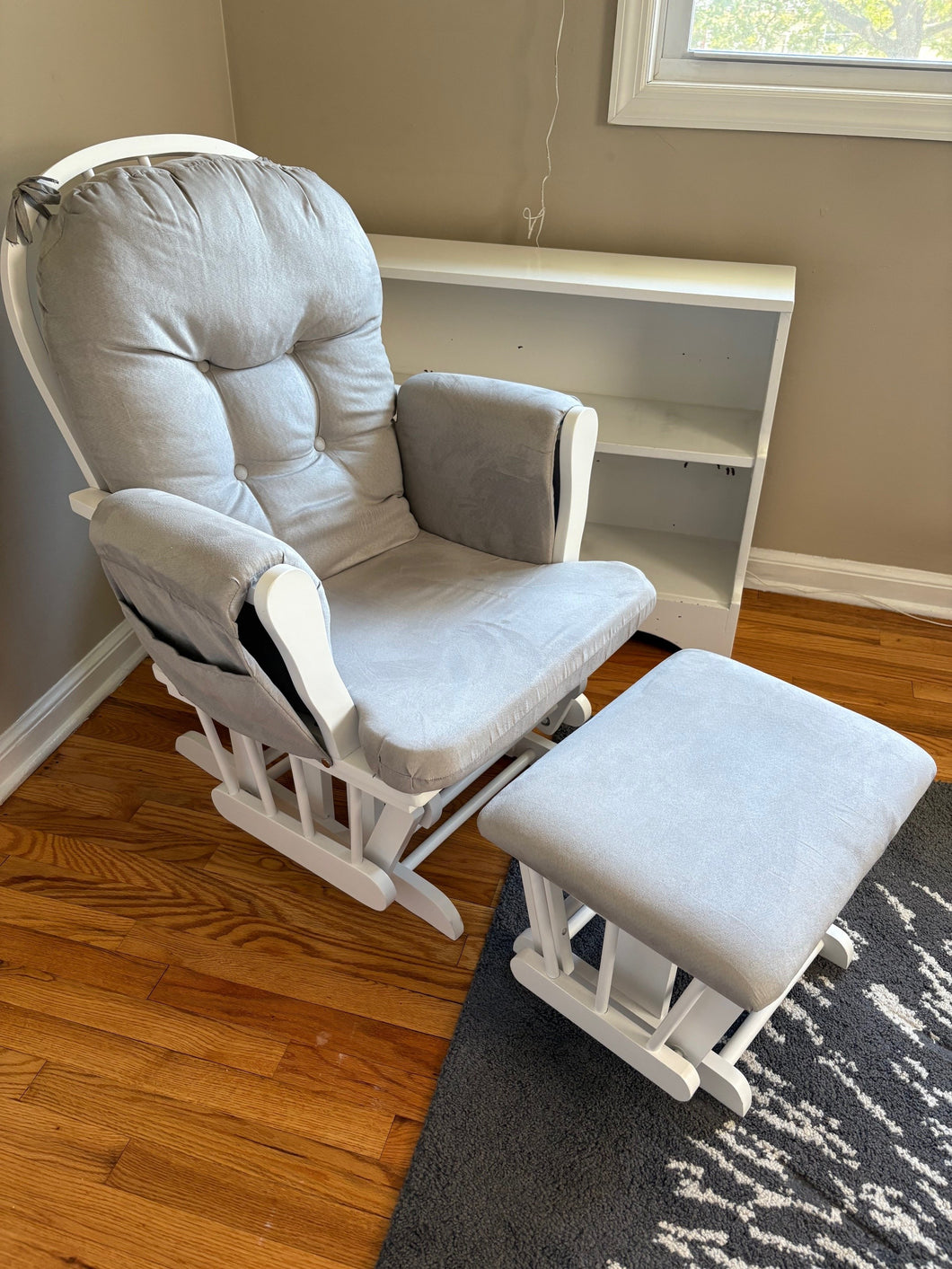 Rocking Chair Glider & Ottoman Set