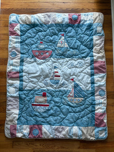 Sailboat Crib Quilt