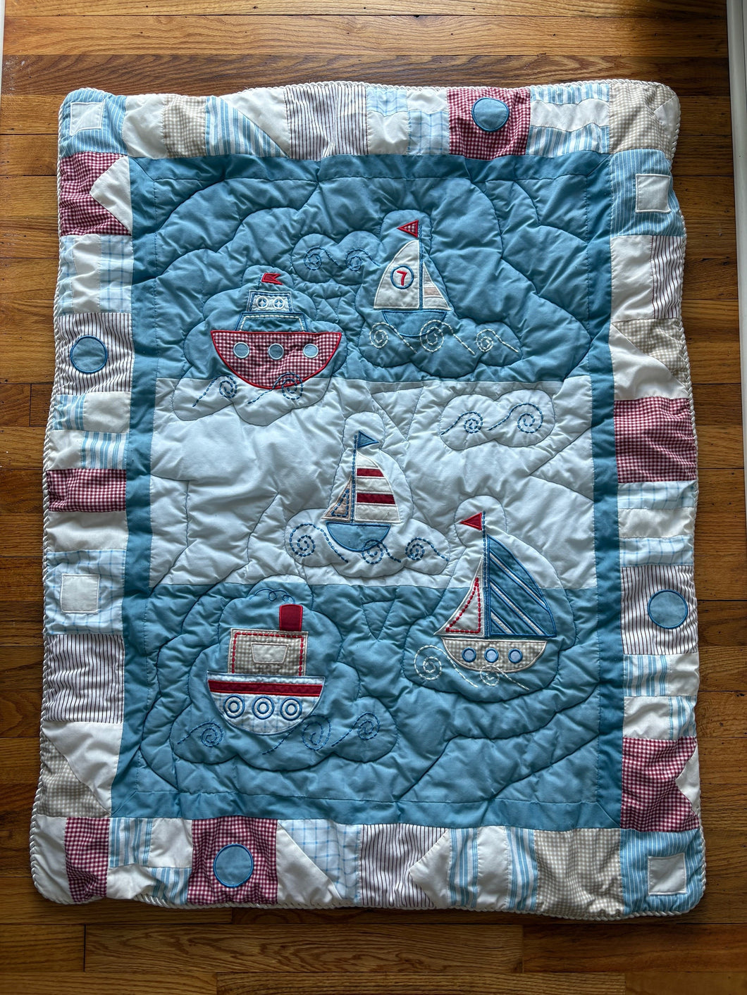 Sailboat Crib Quilt