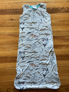 Posh Peanut Shark Sleep Bag 6-18 Month - size 6 Months