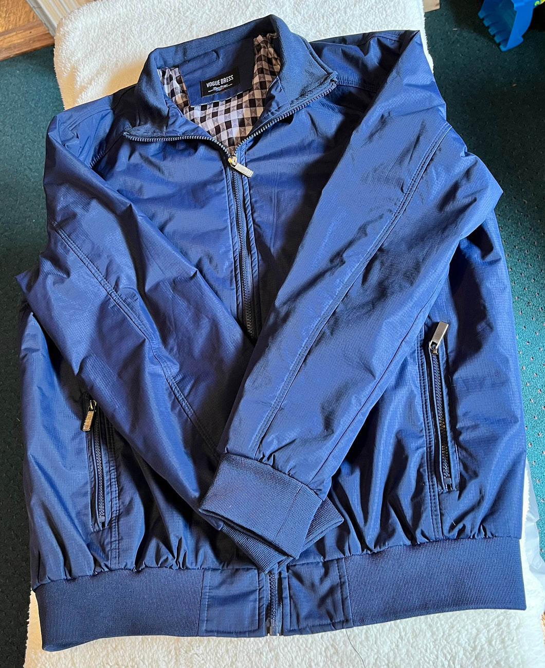 Vogue Dress Navy Bl Lightweight Jacket - size Junior L