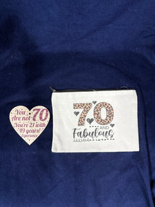 70 & Fabulous Pouch 70 Ornament