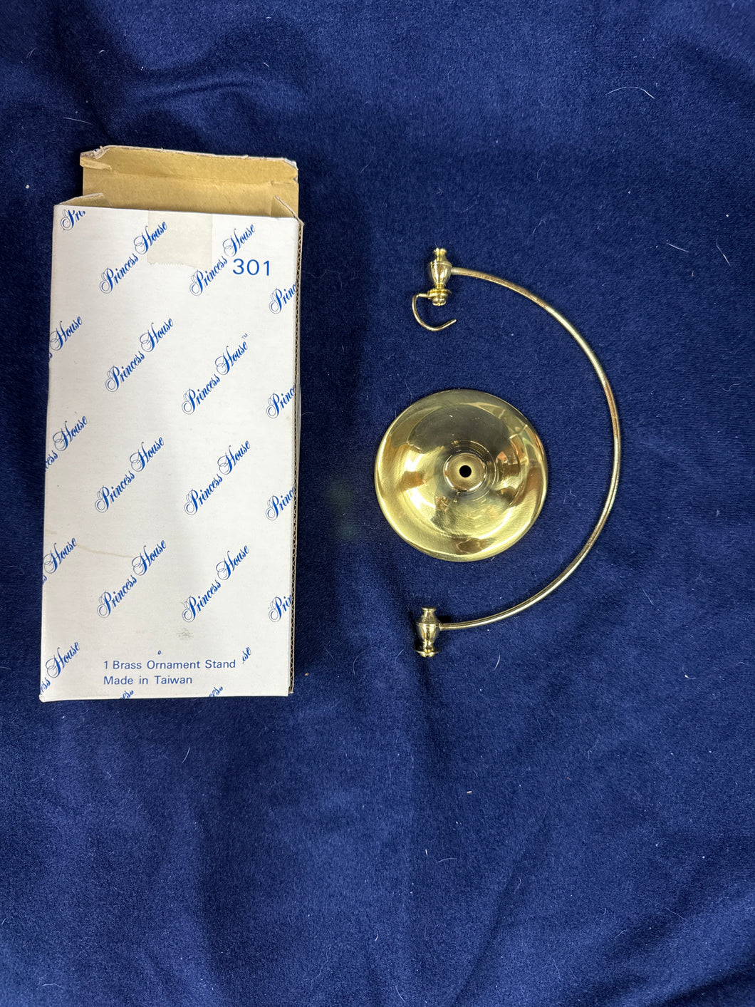 Princess House Brass Ornament Stand