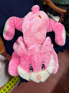 Lrg Pink Bunny Pillow