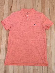 AEO Coral Polo Core Flex - size Medium