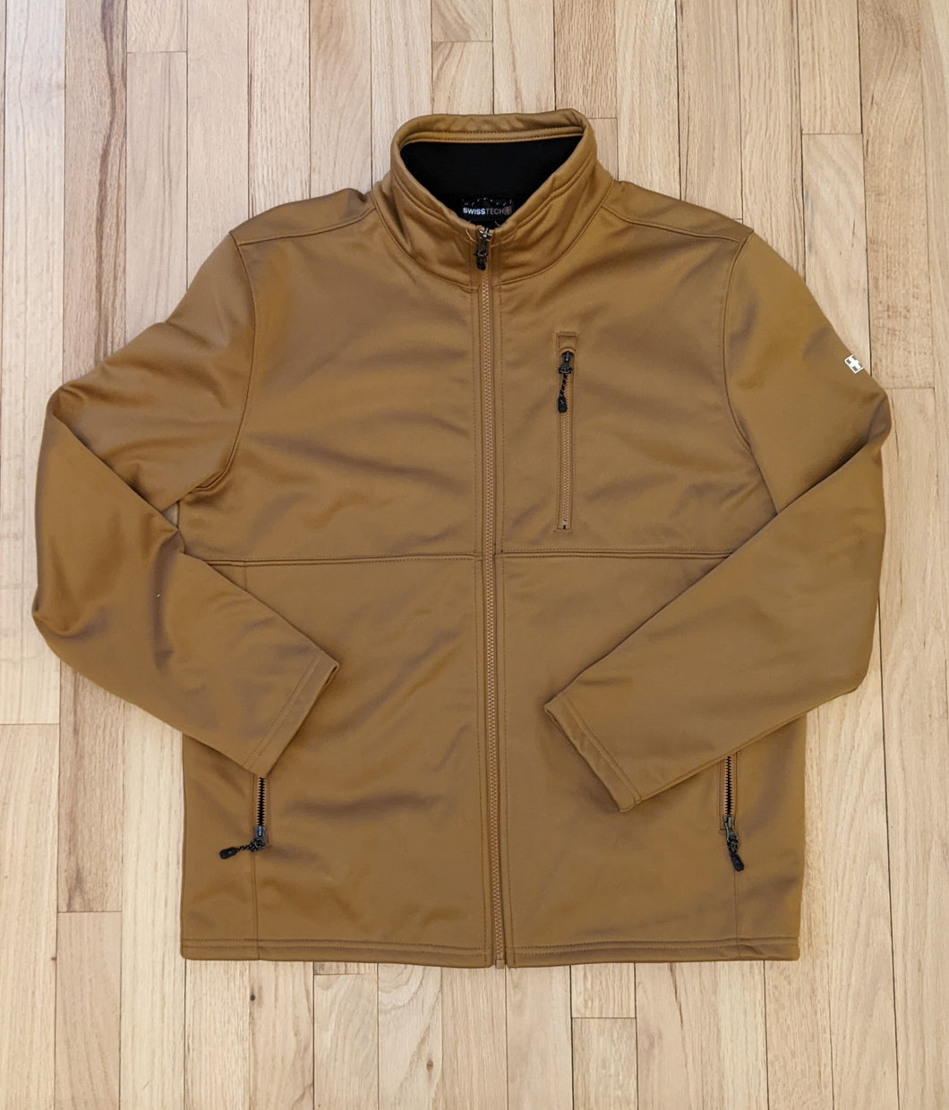 Swiss Tech Brown Jacket NWOT - size Medium