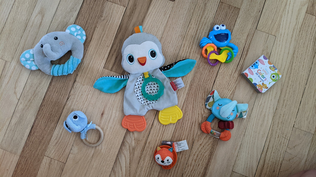 Bundle of Rattles + Toys Set of 7