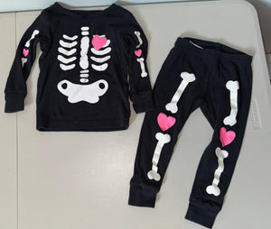 Carters Skeleton PJs - size 18 months