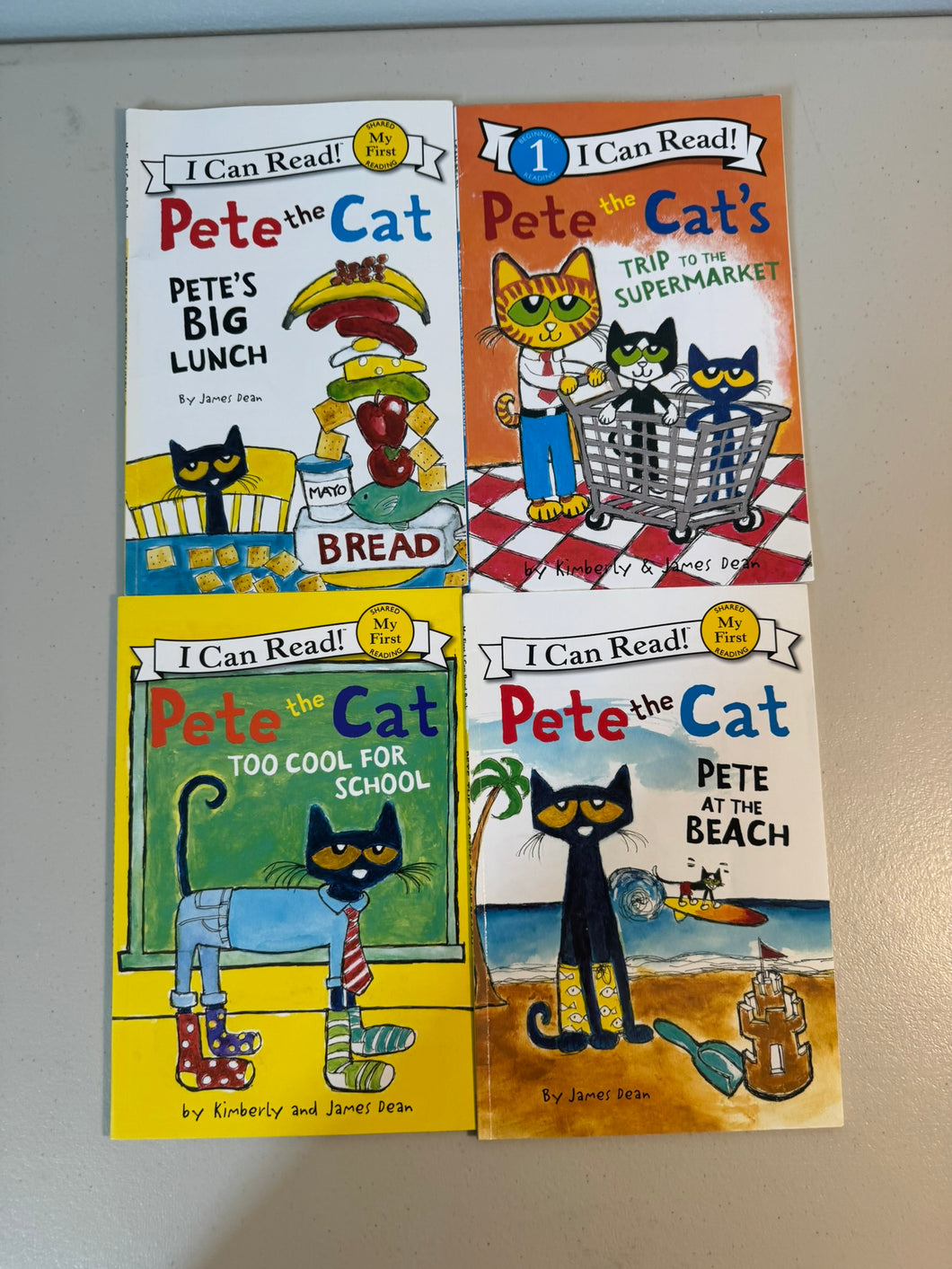 Pete The Cat Books Set of 4