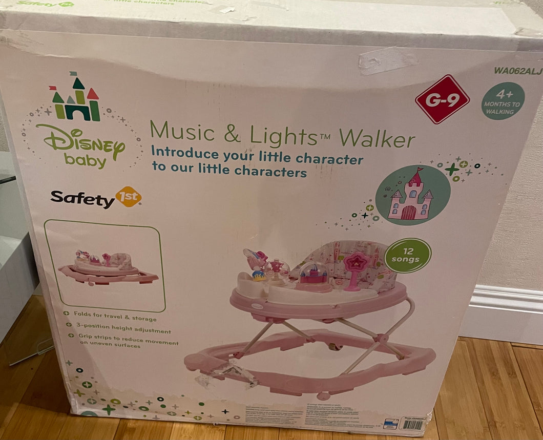 Disney Activity/Walker Pink, music and lights