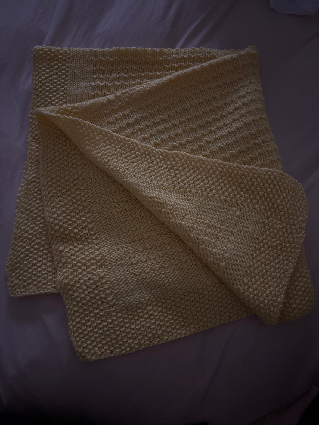 Yellow crocheted blanket Hand crocheted, new