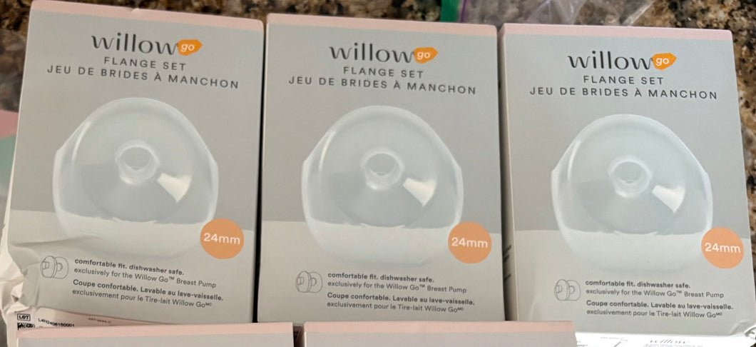 Willow go flange set New in box, 3 boxes