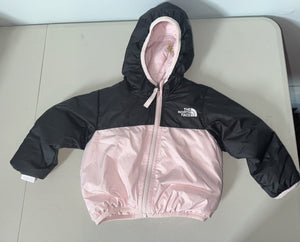 North Face Reversable Pink Black NWOT - size 3 Months