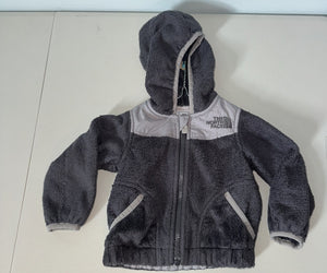 North Face Fleece Black and Gray 6-12m - size 6 Months