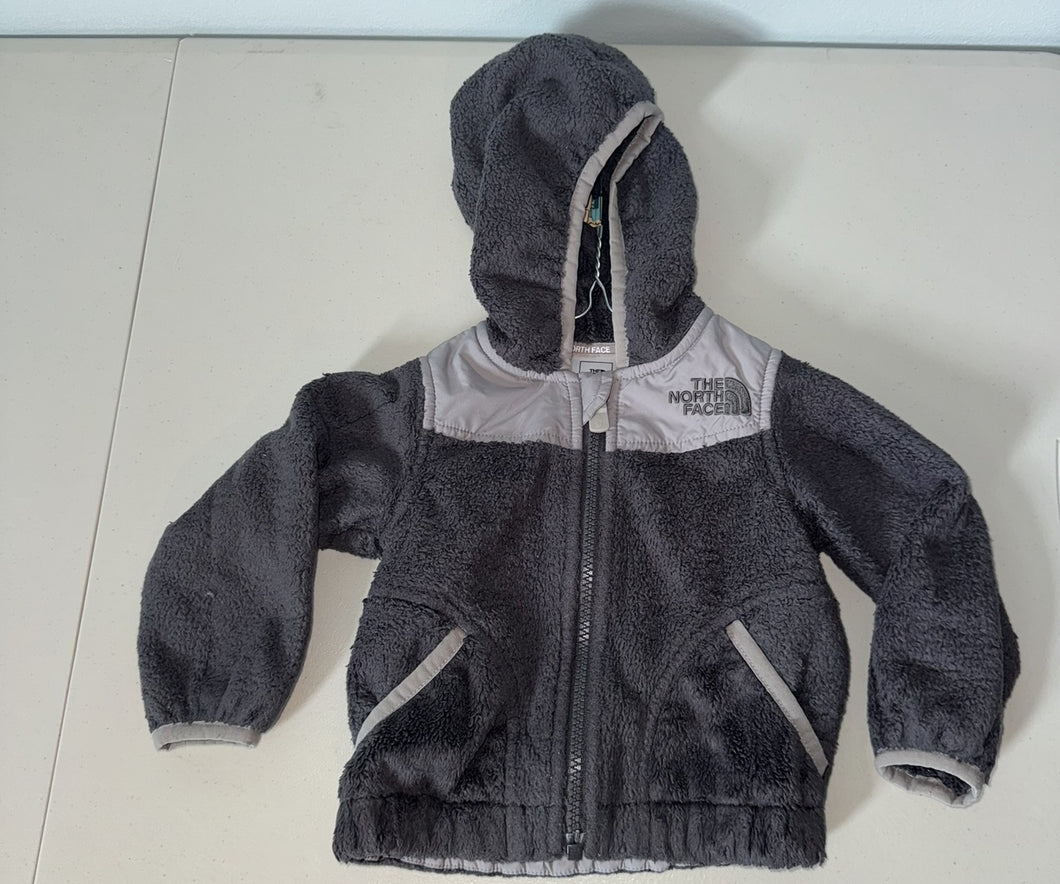 North Face Fleece Black and Gray 6-12m - size 6 Months