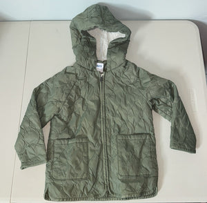 Old Navy Green Jacket Zip Up - size 3/3T