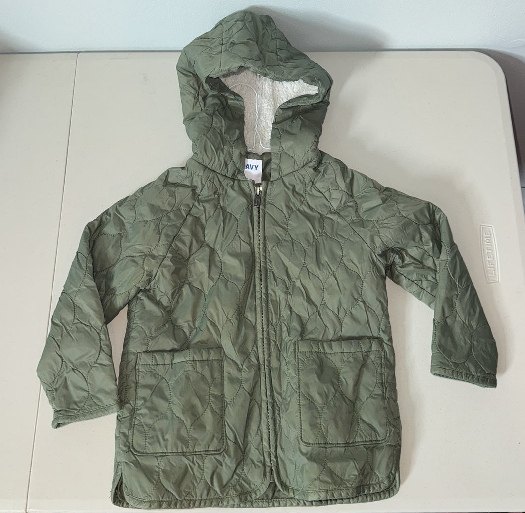 Old Navy Green Jacket Zip Up - size 3/3T